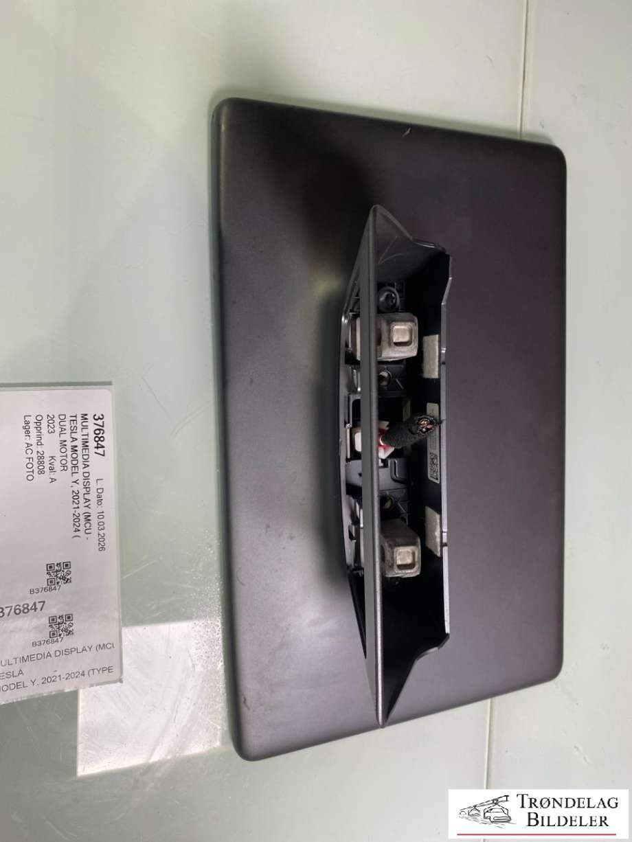 Multimedia display (MCU - Media Controller Unit) til Tesla Model Y 2021-2024 (Type I) (1659328-00-A|)