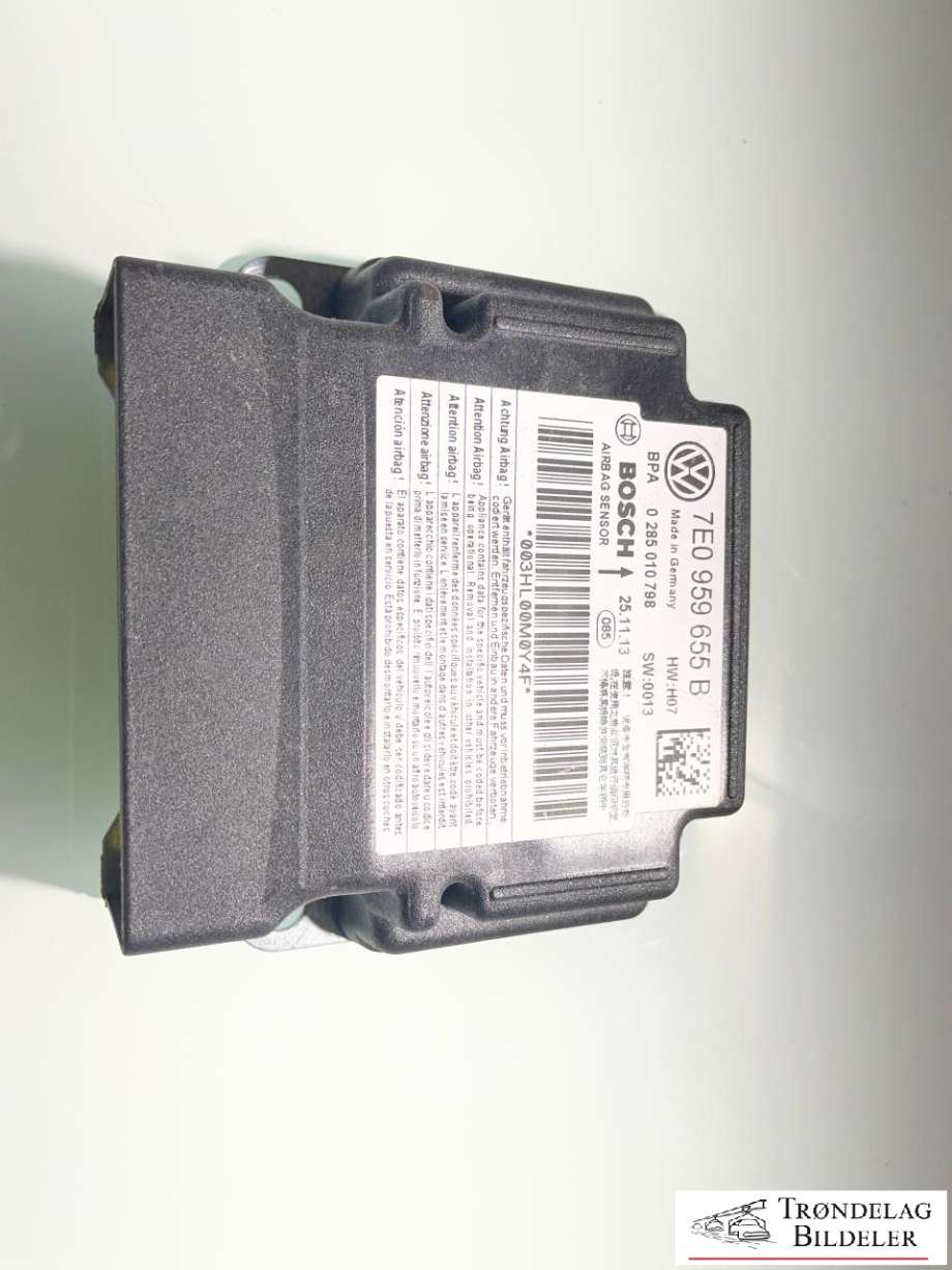 Airbag elektronikk til VW Transporter / Caravelle 2009-2015 (Fase 2) (T5) (T5) (7E0 959 655 B|)