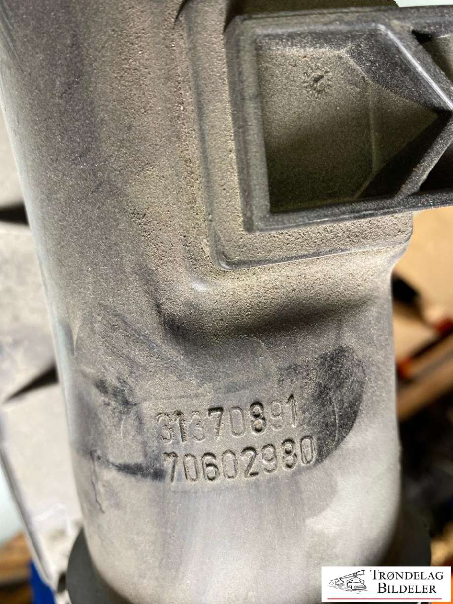 Luftslange innsug til Volvo V70 2014-2016 (Type III, Fase 2)  (31370891|398398|)