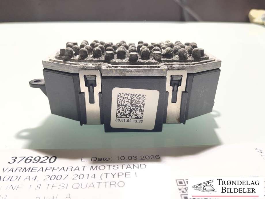 Varmeapparat motstand til Audi A4 2007-2014 (Type IV) (B8) (B8) (8K0 820 521|8K0 820 521 B|)