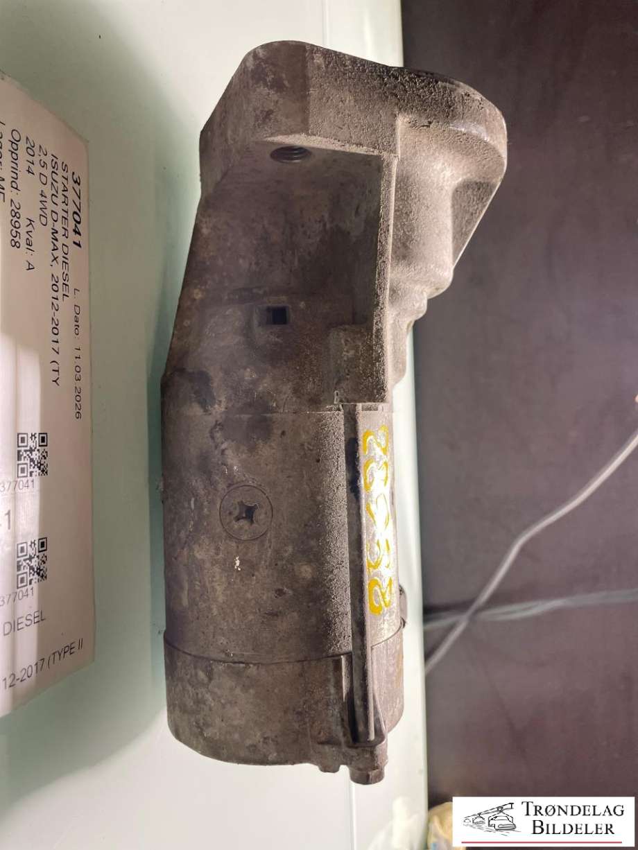 Starter diesel til Isuzu D-Max 2012-2017 (Type II, Fase 1) (8981836550|)