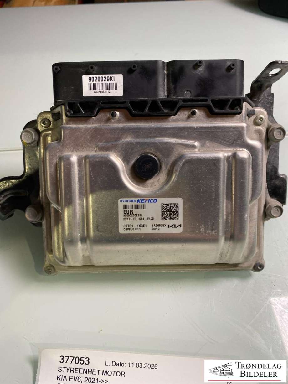 Styreenhet motor til Kia EV6 2021-->>  (39751 1XCE1|VCU UNIT|)