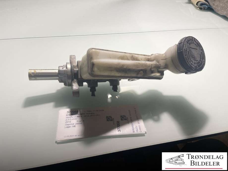 Bremsepumpe hoved til Isuzu D-Max, 2012-2017 (Type II, Fase 1)  (8-98163-230-0)