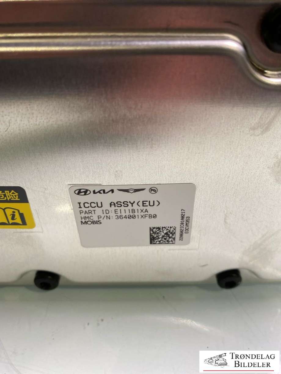Batterilader (OBC - On Board Charger) til Kia EV6 2021-->>  (36401 1XFB0|36400 1XFB0|EI11B1XA)