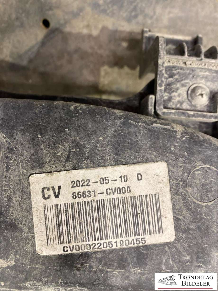 Støtfangerforsterkning bak til Kia EV6 2021-->>  