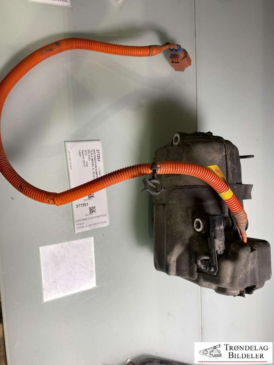 Aircondition kompressor elbil til Tesla Model S, 2013-2016 (Fase 1)  