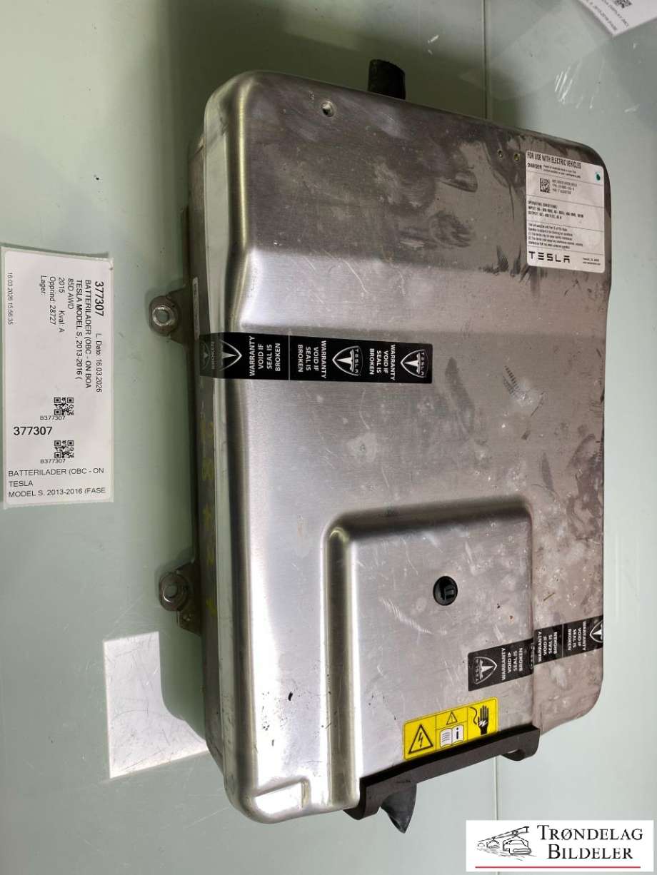 Batterilader (OBC - On Board Charger) til Tesla Model S, 2013-2016 (Fase 1)  (1014963-00K)