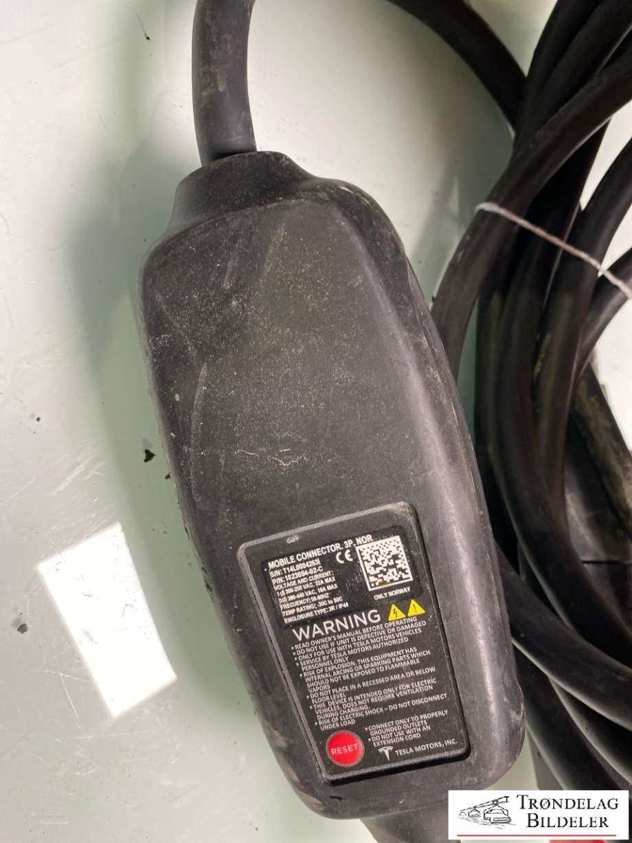 Batterilader kabel adapter til Tesla Model S 2013-2016 (Fase 1)  