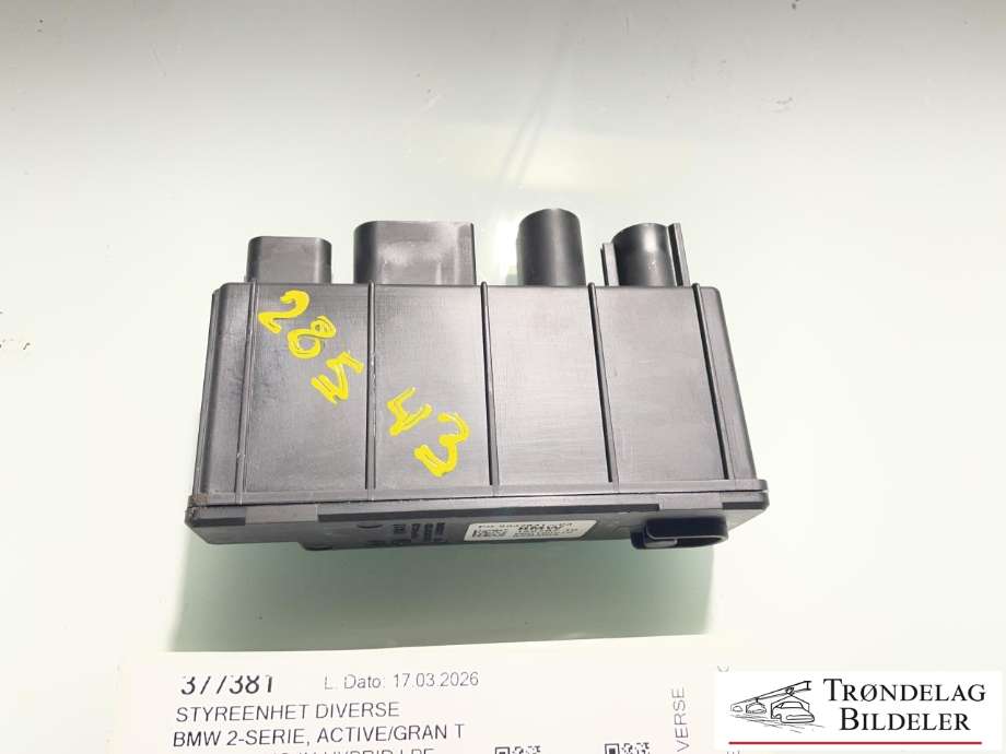 Styreenhet diverse til BMW 2-Serie, Active/Gran Tourer 2014-->> (F45/F46) (F45/F46) (185767 10|8647841-03|)
