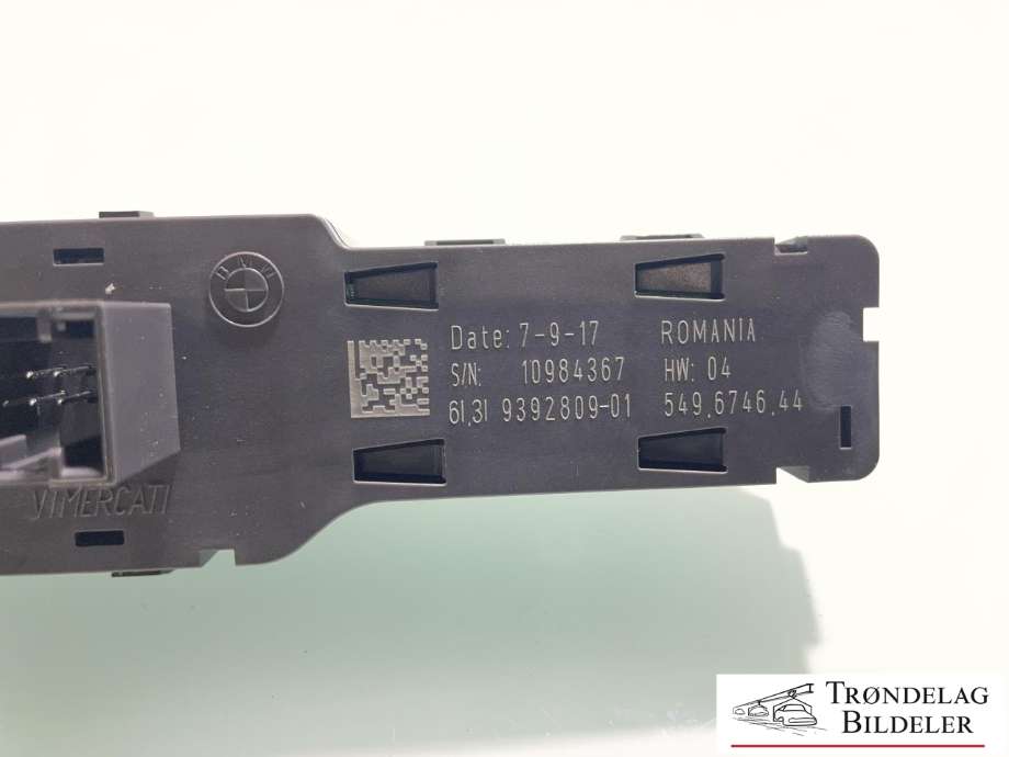 Bryter diverse til BMW 2-Serie, Active/Gran Tourer 2014-->> (F45/F46) (F45/F46) (61 31 939 2809 01|)