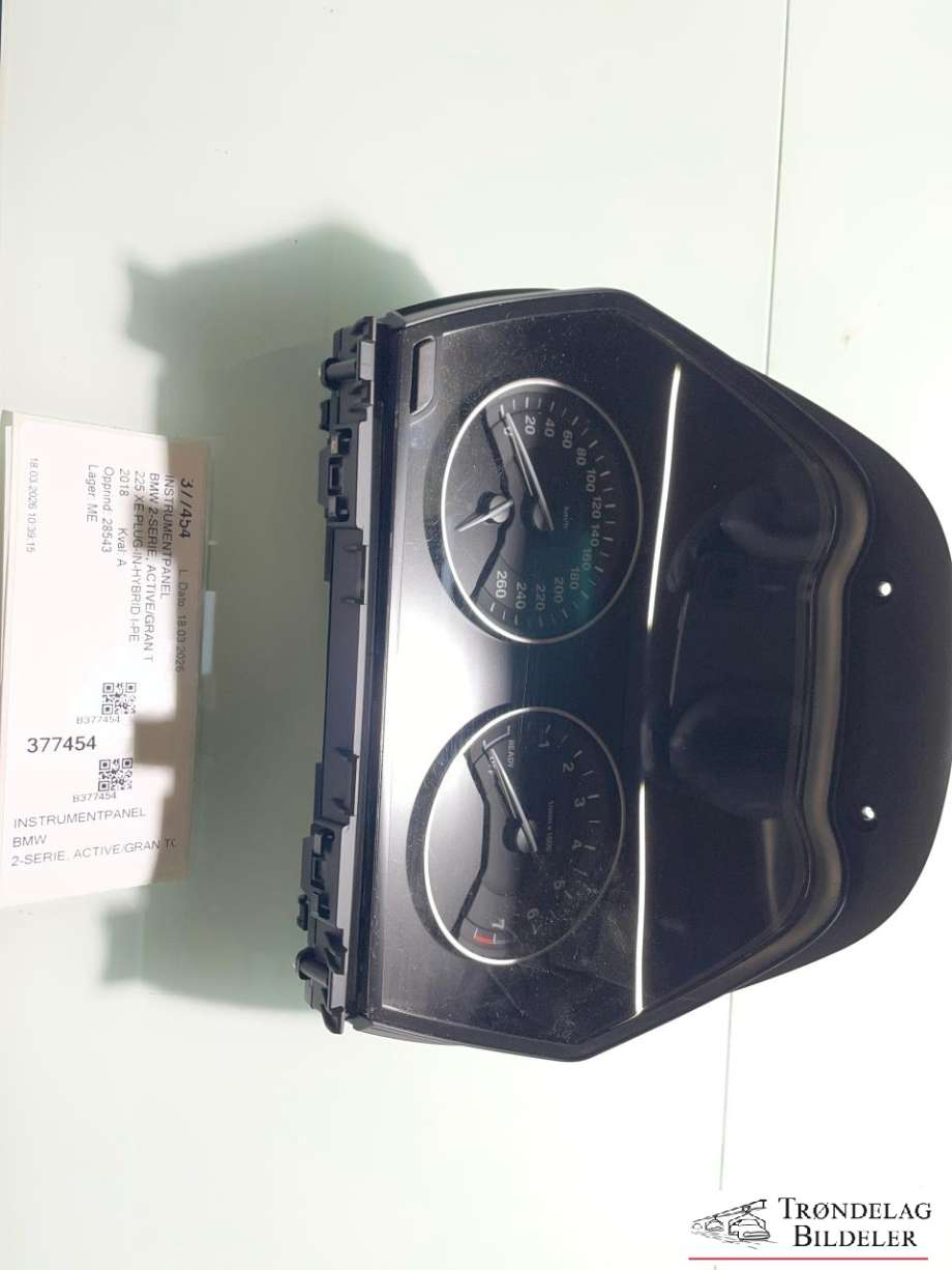 Instrumentpanel til BMW 2-Serie, Active/Gran Tourer, 2014-->> (F45/F46) (F45/F46) (62 10 5 A03 E60)