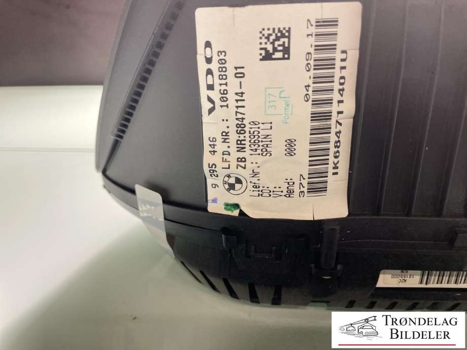 Instrumentpanel til BMW 2-Serie, Active/Gran Tourer 2014-->> (F45/F46) (F45/F46) (62 10 5 A03 E60|)