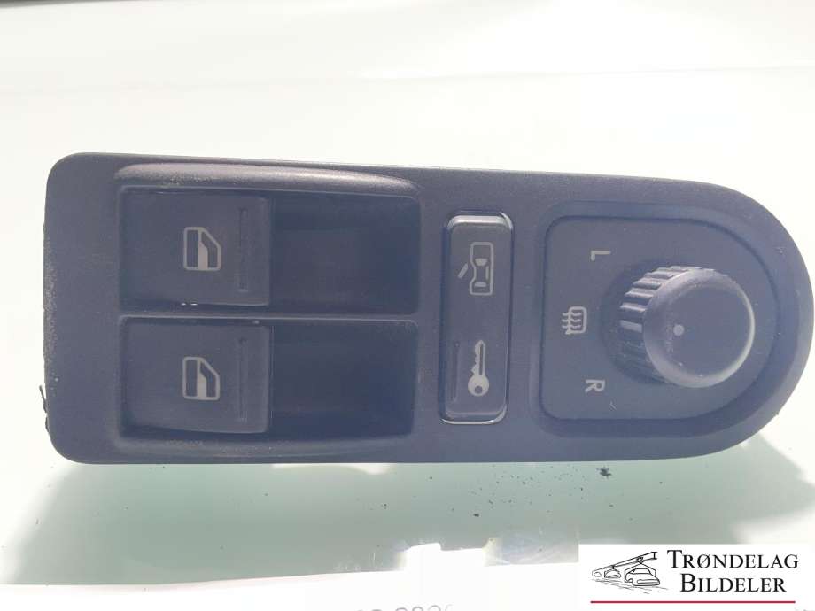 Bryter ruteheis førerdørspanel til VW Transporter / Caravelle 2003-2009 (Fase 1) (T5) (T5) (7E0 959 855 A  9B9|)