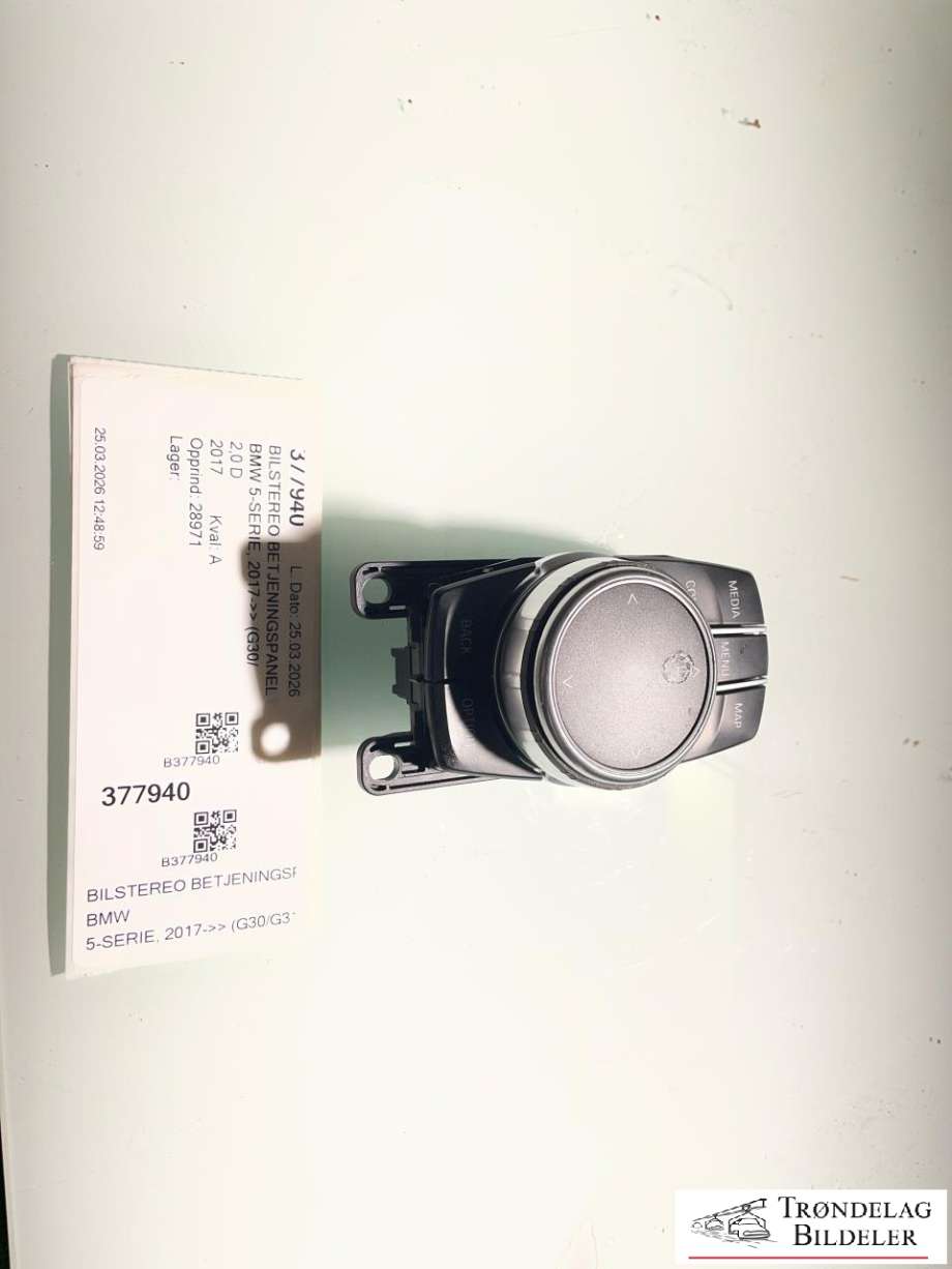 Bilstereo betjeningspanel til BMW 5-Serie, 2017-->> (G30/G31) (G30/G31) 