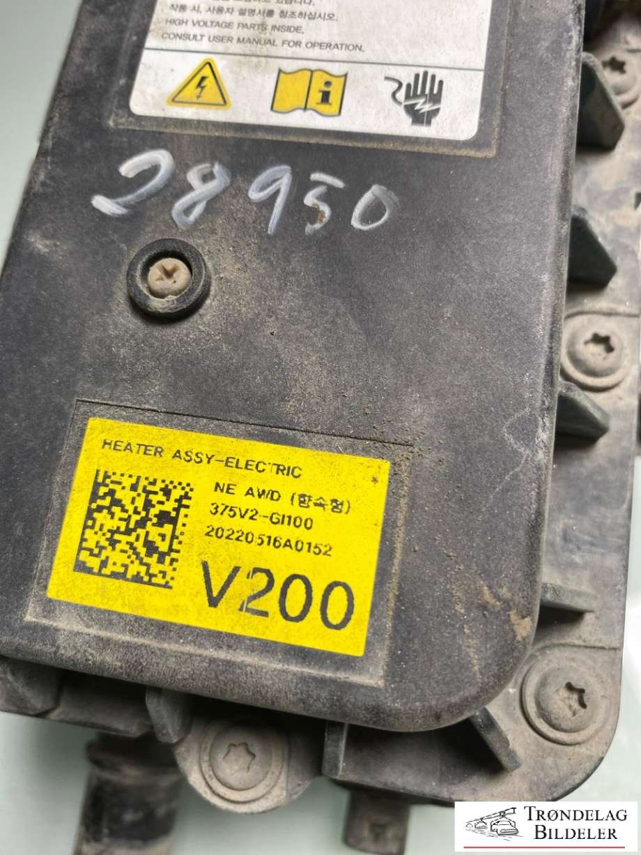 Motorvarmer elektrisk til Kia EV6 2021-->>  (375V2GI 100|)