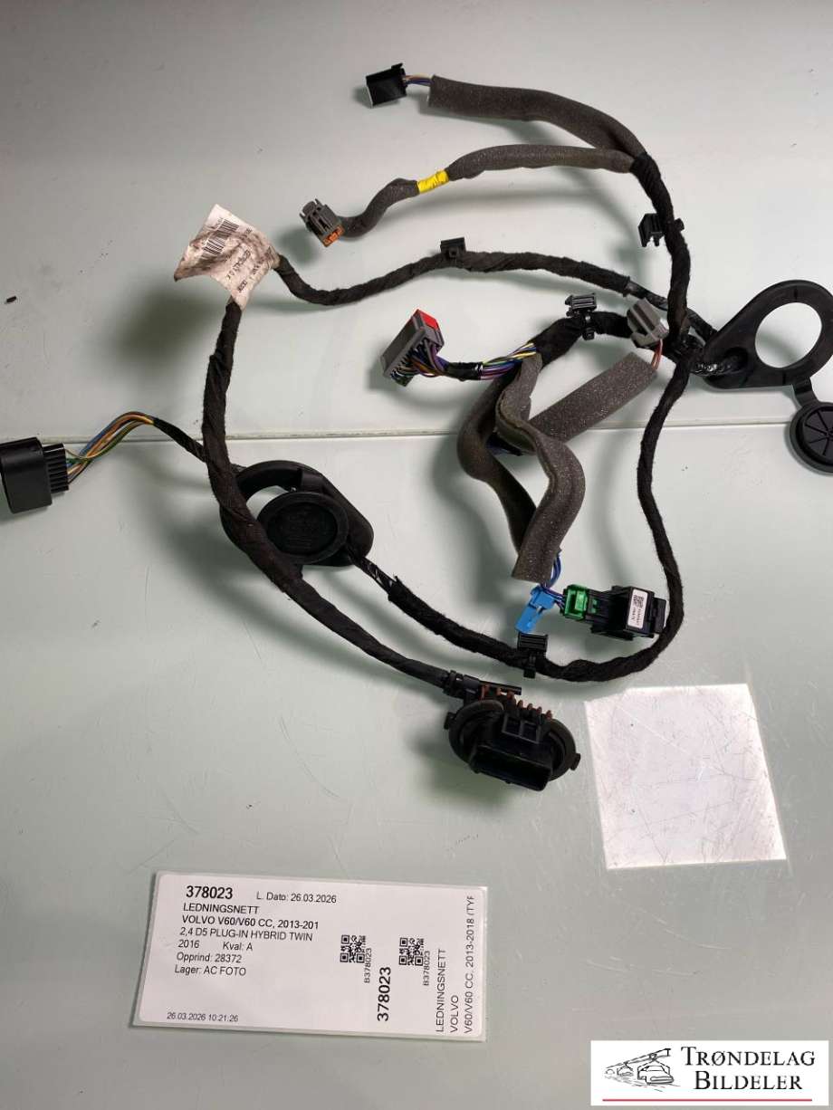 Ledningsnett til Volvo V60/V60 CC, 2013-2018 (Type I, Fase 2)  