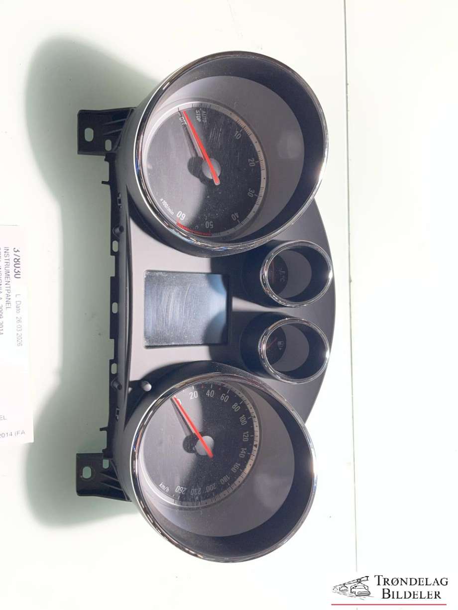 Instrumentpanel til Opel Insignia A 2009-2014  (20930202|)