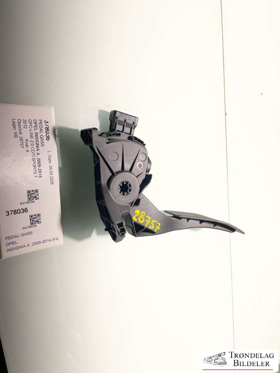 Pedal gass til Opel Insignia A, 2009-2014 (13237352)