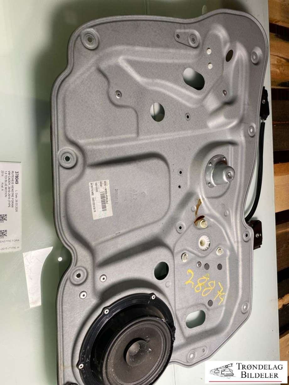 Ruteheis venstre foran til VW Caddy, 2010-2015 (Type III, Fase 2)  (2K2837729M)