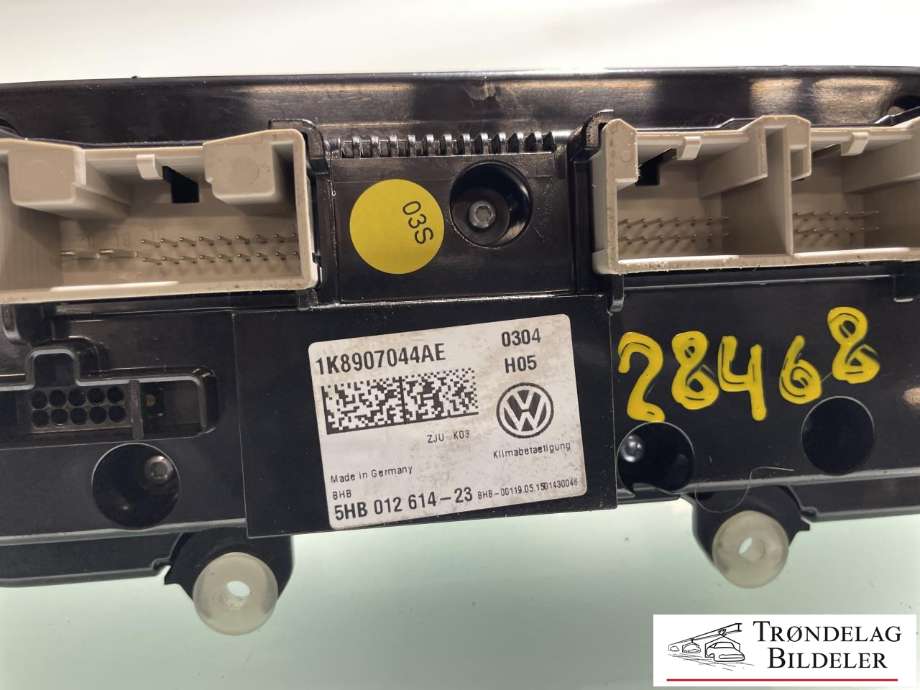 Varmeapparat betjening til VW Tiguan 2011-2016 (Type I, Fase 2)  (5K0 907 044 HD|)