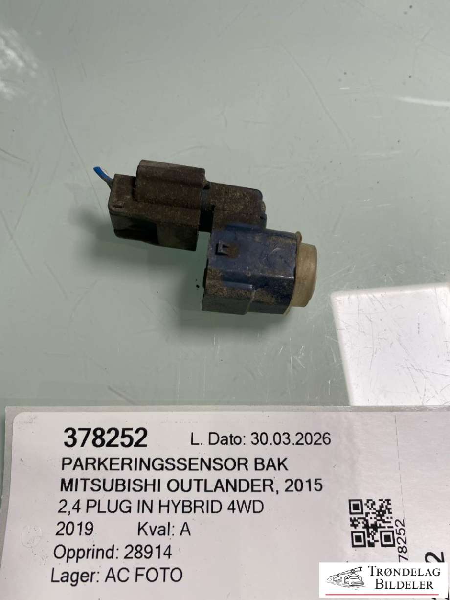 Parkeringssensor bak til Mitsubishi Outlander 2015-->> (Type III, Fase 2)
