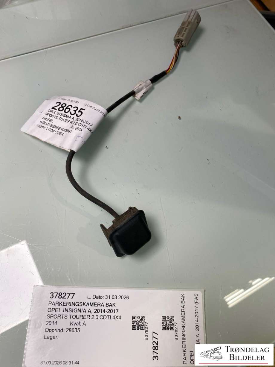 Parkeringskamera bak til Opel Insignia A, 2014-2017  