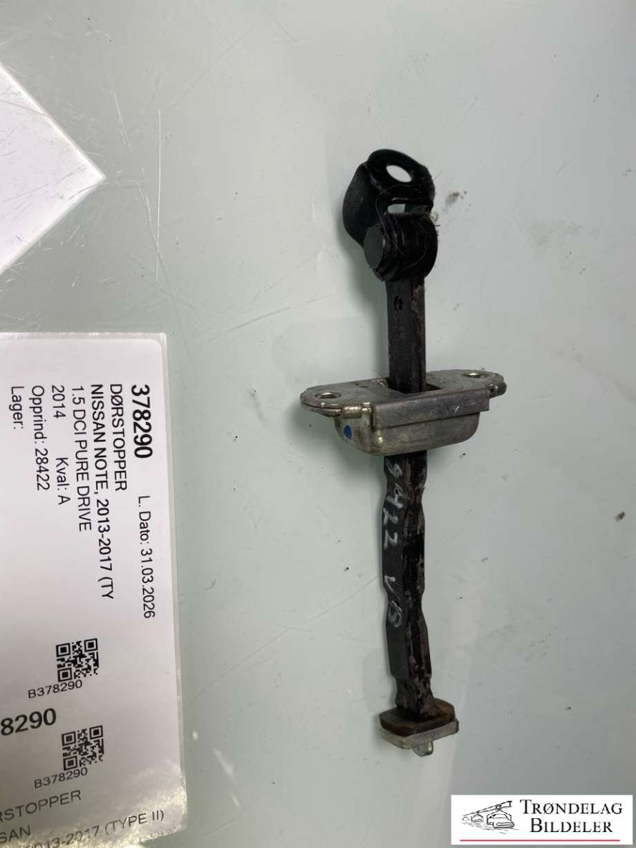 Dørstopper til Nissan Note, 2013-2017 (Type II)