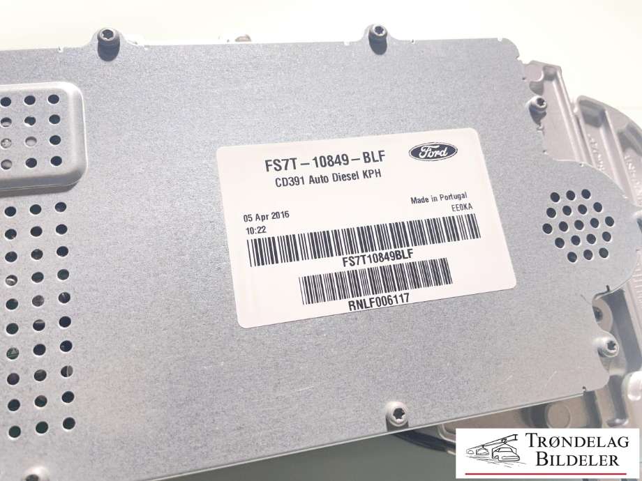 Instrumentpanel til Ford Mondeo 2014-2019 (Type V, Fase 1)  (2164535|GS7T-10849-BLE|)