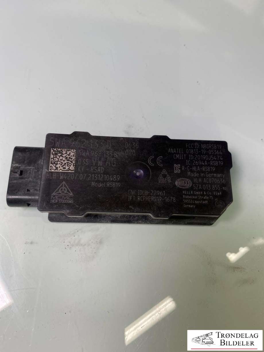 Antenne til VW ID.4 2020-->>  (5WA 962 133|5WA 962 133 D|)