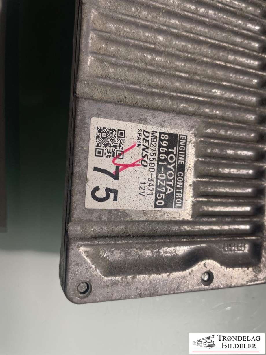 Styreenhet motor til Toyota Auris 2013-2015 (Type II, Fase 1)  (89661-0Z50|)