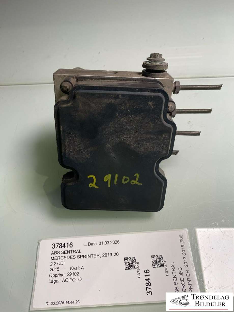 ABS sentral til Mercedes Sprinter 2013-2018 (Fase 2) (906) (906) (A 906 900 27 03|A 906 900 49 04|)