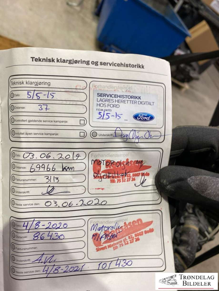 Motor diesel til Ford Mondeo 2014-2019 (Type V, Fase 1)  (1853559|CV6Q-6006-AB|)