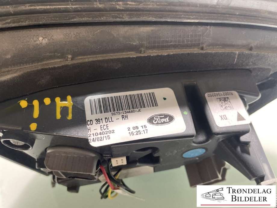 Baklykt høyre indre til Ford Mondeo 2014-2019 (Type V, Fase 1)  (2345659|DS73-13A602-JG|)