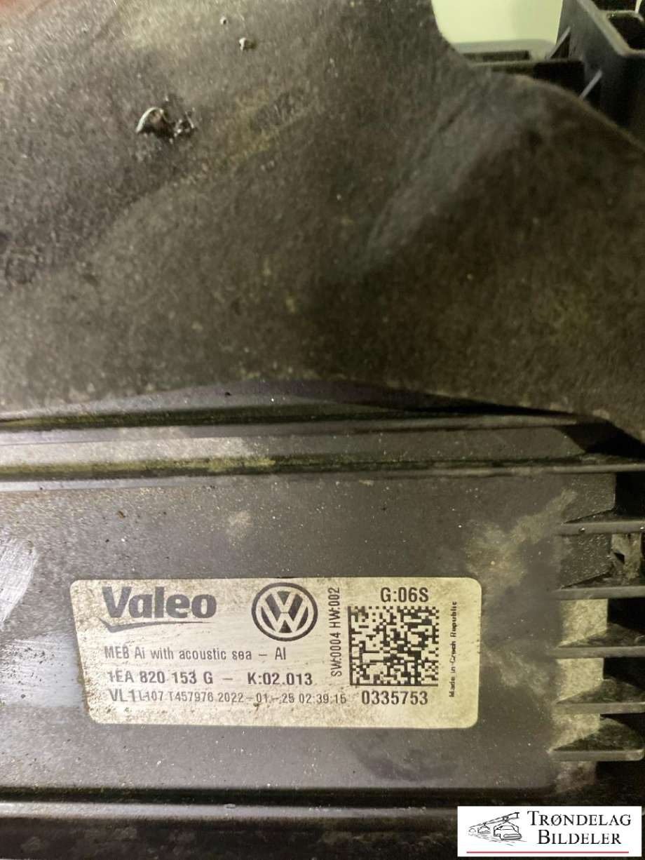 Varmeapparat til Audi Q4 e-tron 2021-->>  (1EA820353C|)