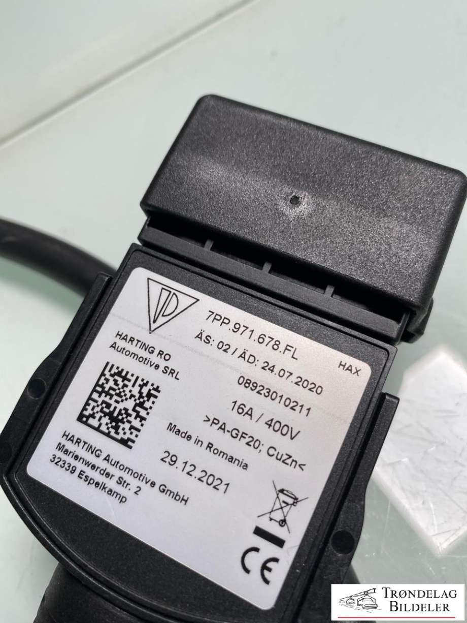 Batterilader kabel adapter til Audi Q4 e-tron 2021-->>  (7PP 971 678 FL|)