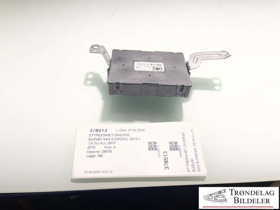 Styreenhet diverse til Suzuki SX4 S-CROSS 2013-->> (Type II) (39530-61M20|)