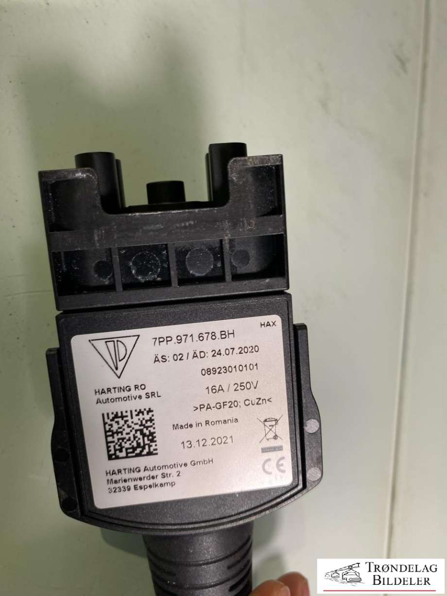 Batterilader kabel adapter til Audi Q4 e-tron 2021-->>  (7PP 971 678 BH|)