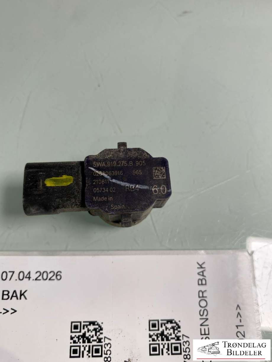 Parkeringssensor bak til Audi Q4 e-tron 2021-->>  (5WA 919 275 B|)