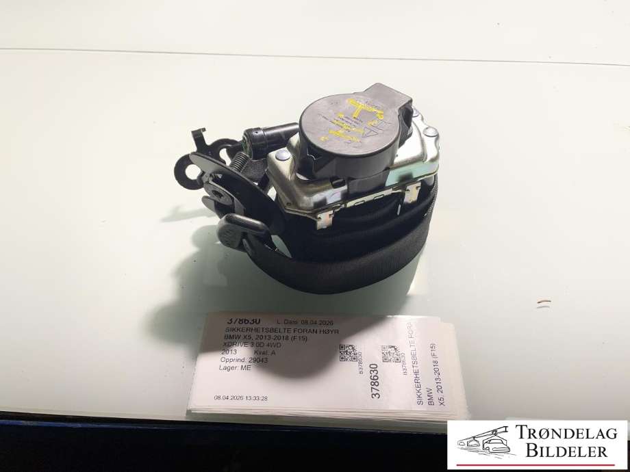 Sikkerhetsbelte foran høyre til BMW X5, 2013-2018 (F15) (F15) (72 11 7 343 630)