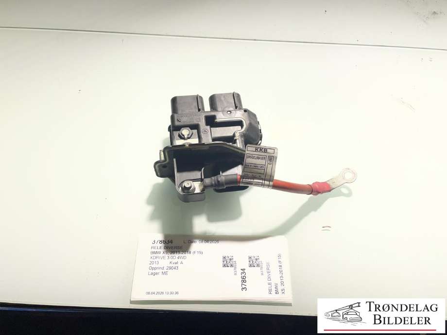 Rele diverse til BMW X5, 2013-2018 (F15) (F15) (9 314 519)