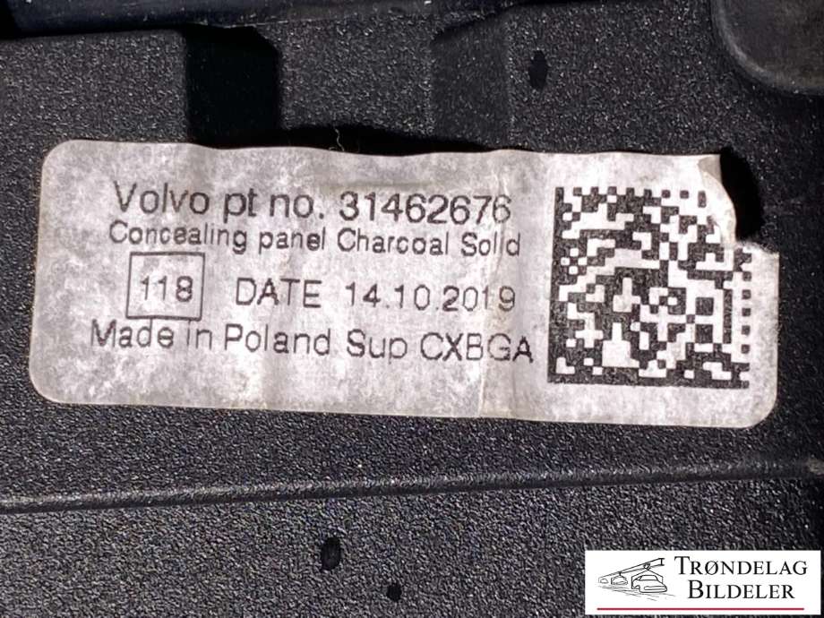 Bagasjerom rollon til Volvo V60 / V60 CC 2018-->> (Type II)  (31462676|)