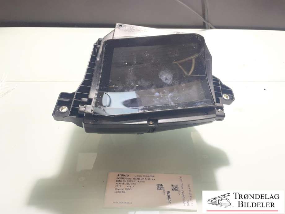 Instrument head-up display (HUD) til BMW X5, 2013-2018 (F15) (F15) (62 30 9 384 373)