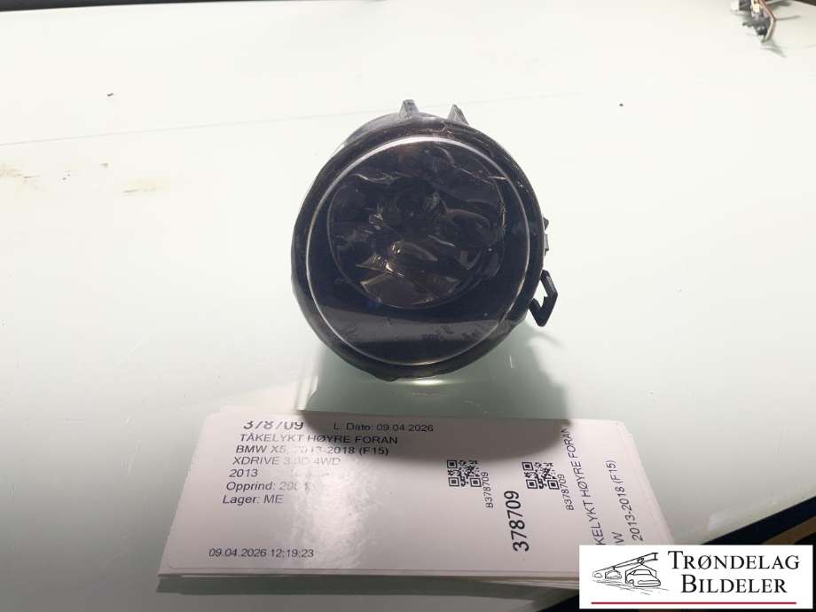Tåkelykt høyre foran til BMW X5, 2013-2018 (F15) (F15) (63 17 7 317 252)