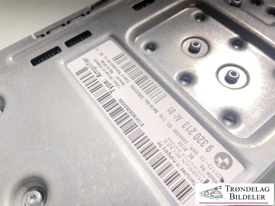 Bilstereo forsterker til BMW X5 2013-2018 (F15) (F15) (65 12 5 A41 CD0|65 12 9 393 182|)
