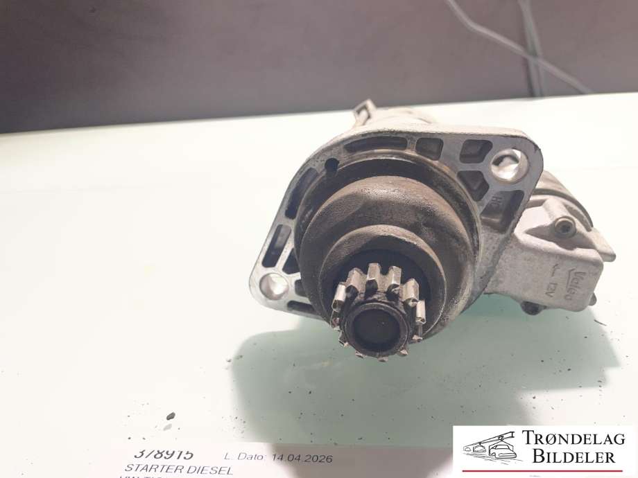 Starter diesel til VW Tiguan 2007-2011 (Type I, Fase 1)  (02M 911 024  X|02M 911 023 P|02M 911 024 N|02M 911 024 P|02M911024|02M 911 024 A)