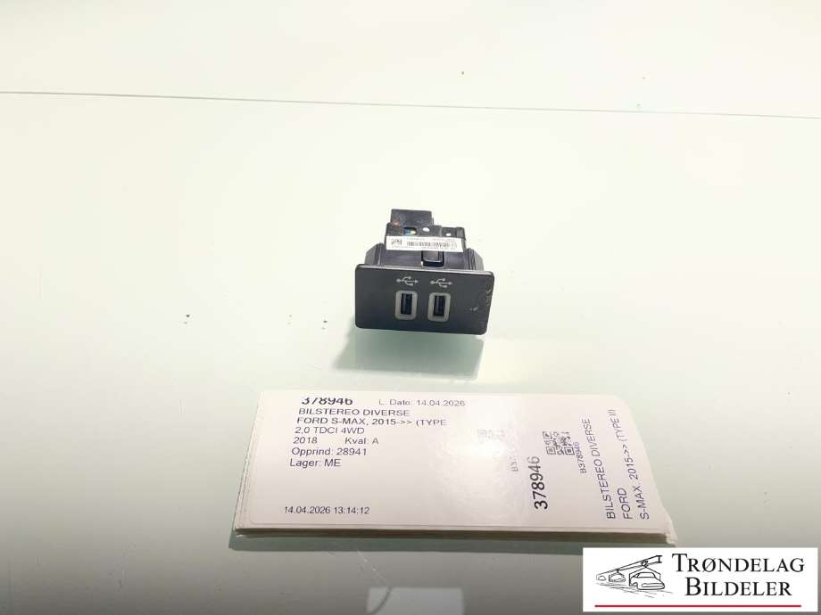 Bilstereo diverse til Ford S-Max, 2015-->> (Type II)  (HC3T-14F014-BD)