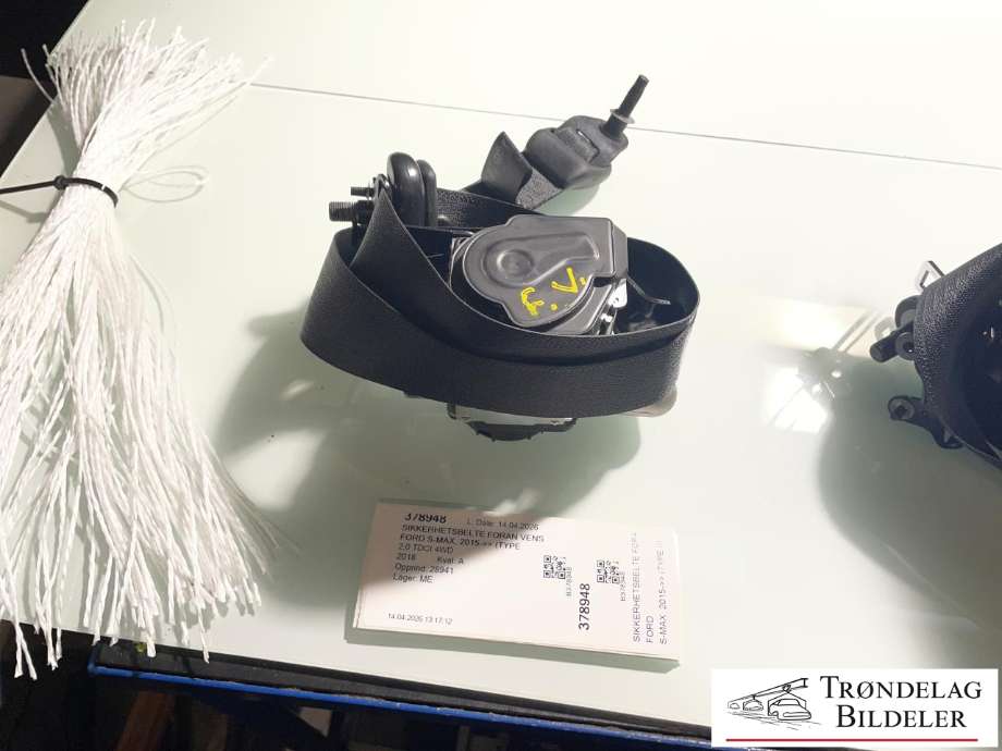 Sikkerhetsbelte foran venstre til Ford S-Max, 2015-->> (Type II)  (2340156)