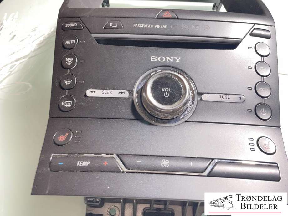 Bilstereo betjeningspanel til Ford S-Max 2015-->> (Type II)  (2314891|KM2T-18E245-AXC|)