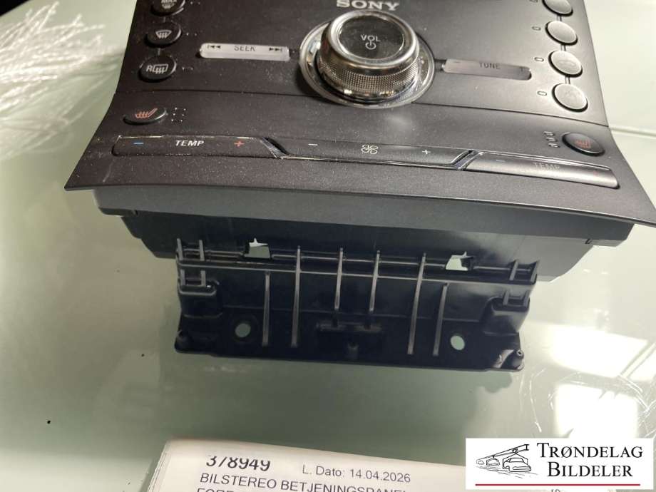 Bilstereo betjeningspanel til Ford S-Max 2015-->> (Type II)  (2314891|KM2T-18E245-AXC|)