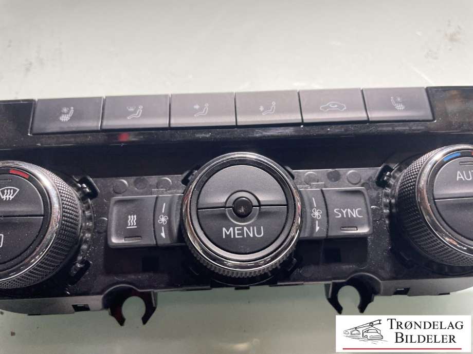 Varmeapparat betjening til Škoda Superb 2015-->> (Type III)  (3V0 907 044 DN|)